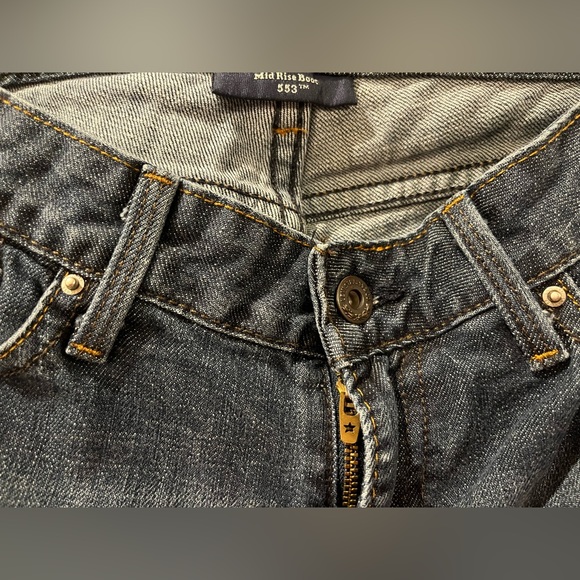 Levi 553 Mid Rise Boot Women's Denim Jeans Size 29x30 Mid Rise Boot NWOT - Picture 3 of 6